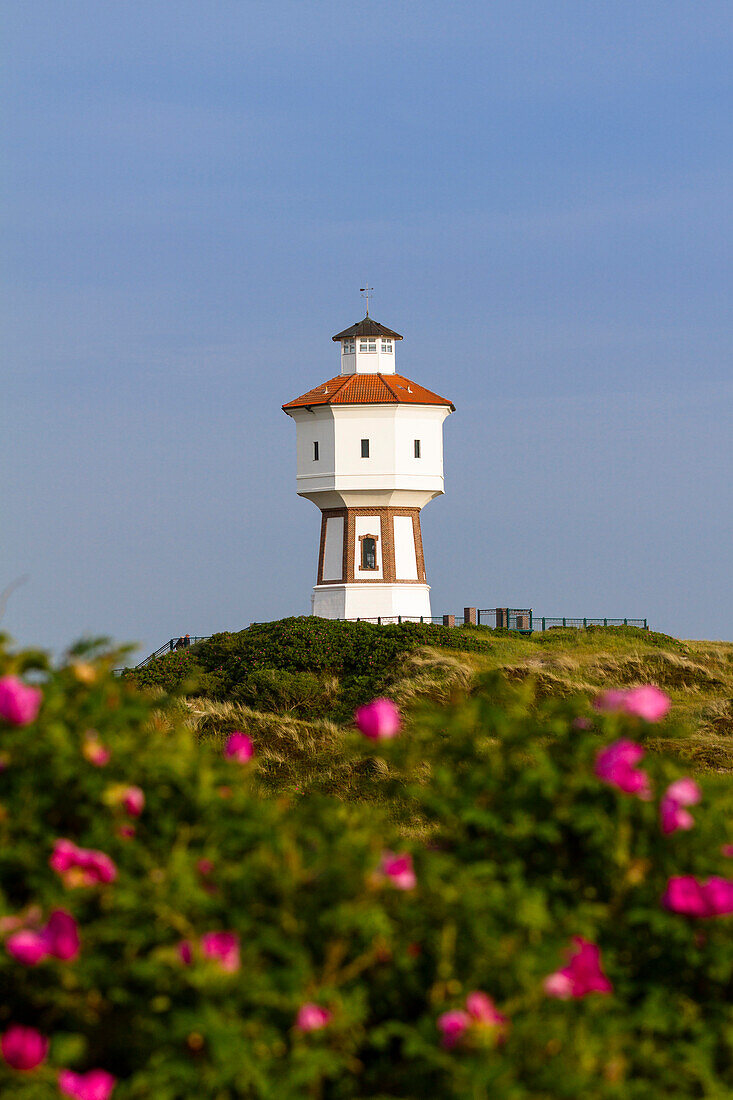 Water tower, landmark, Langeoog Island, North Sea, East Frisian Islands, East Frisia, Lower Saxony, Germany, Europe