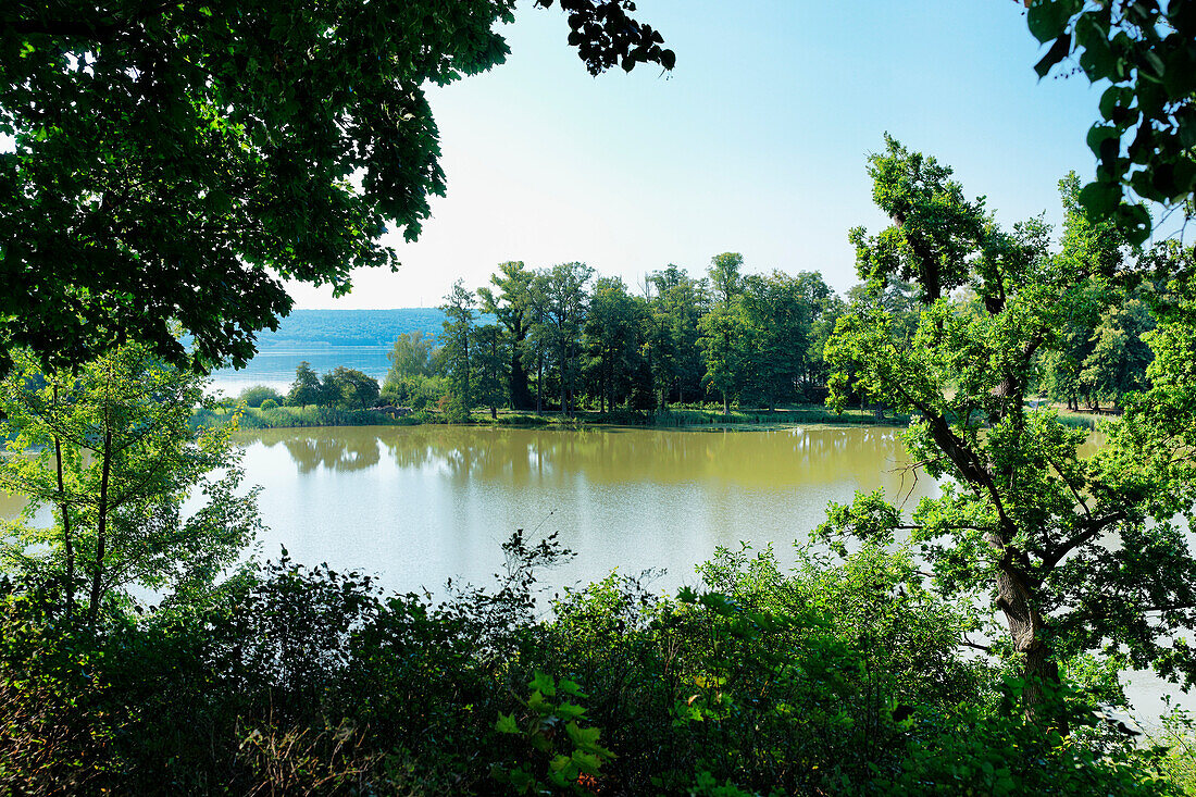 Castle grounds of Petzow castle, Petzow, Brandenburg, Germany