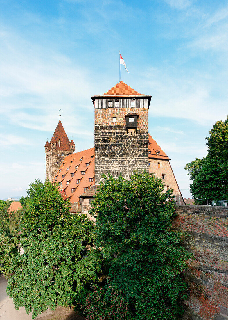 Imperial Castle, Nuremberg, Middle Franconia, Bavaria, Germany