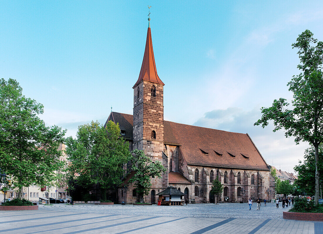 St. Elisabeth Kirche, Ludwigsplatz, Nürnberg, Mittelfranken, Bayern, Deutschland