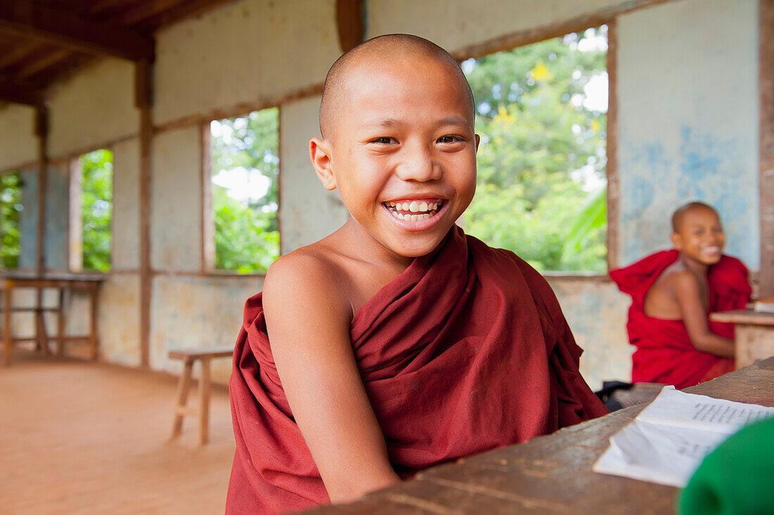 'Burma, Shan State, Junior Monks; Lashio'