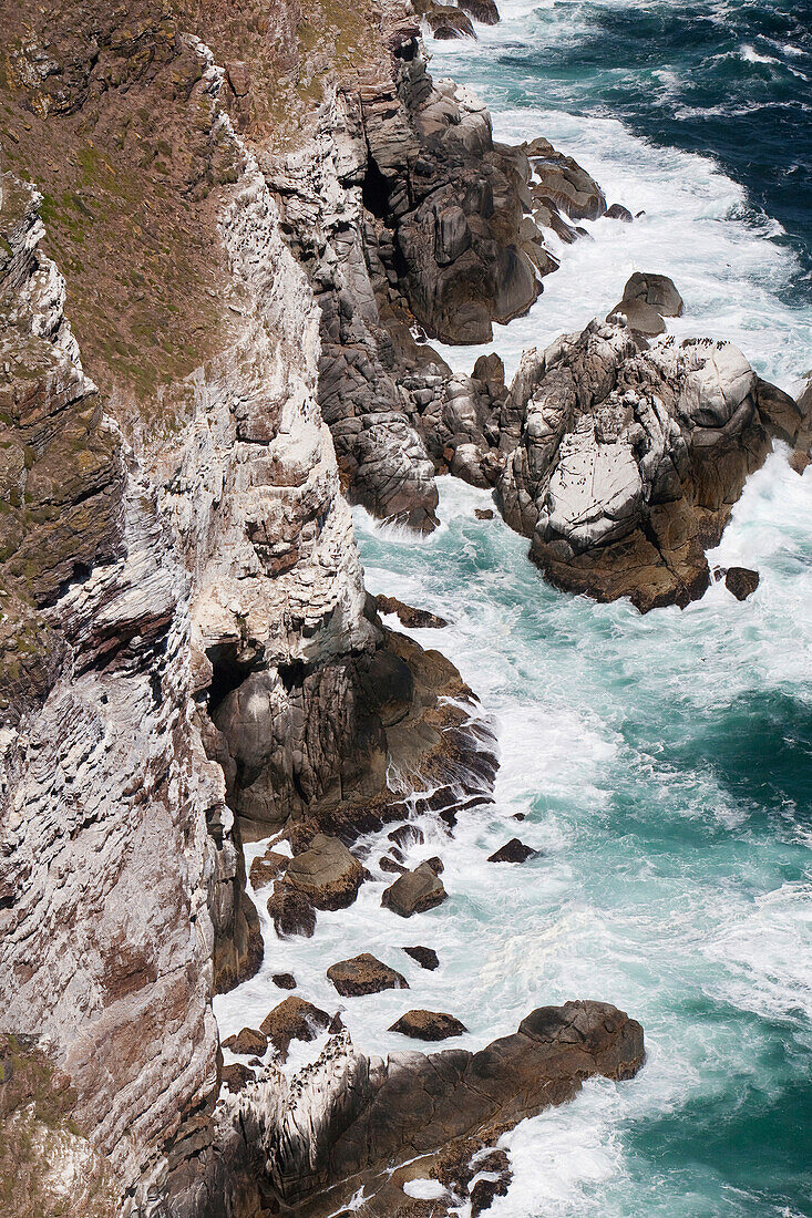 South Africa, Cape Town, Rocks and sea, Cape Point