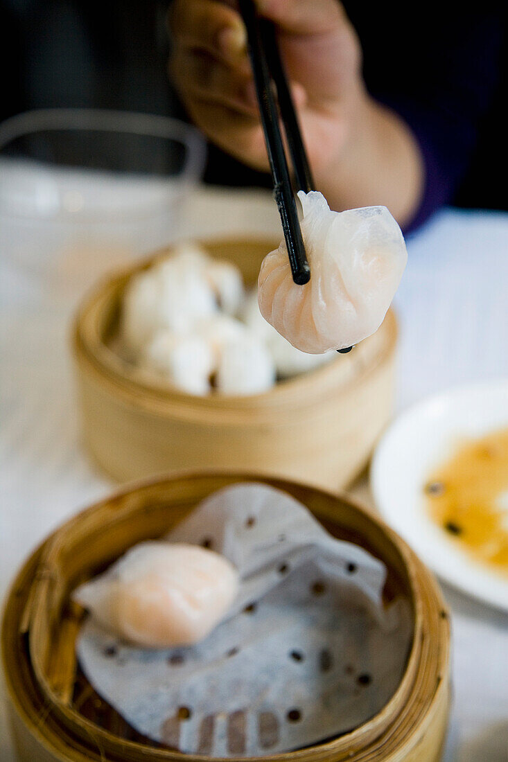 Chinese restaurant Dim Sum, Mong Kok, Kowloon, Hong Kong, China