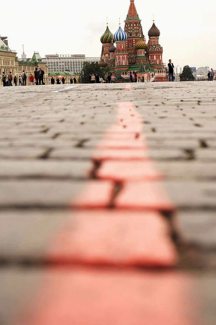 Saint Basils Cathedral on Red Square, Moscow, Russia