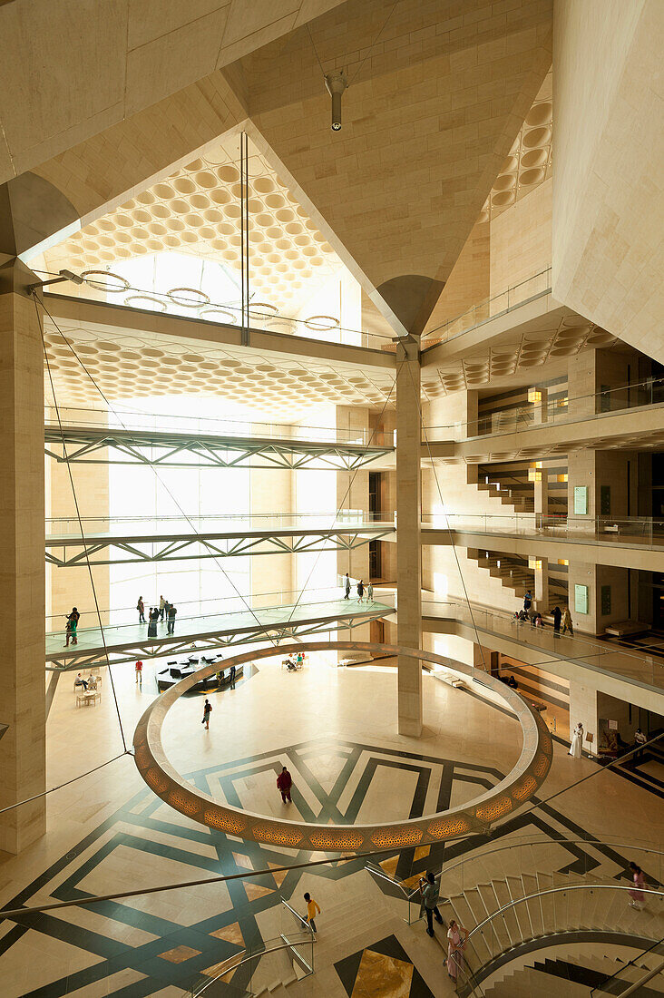 Interior of Museum of Islamic Art, Doha, Qatar