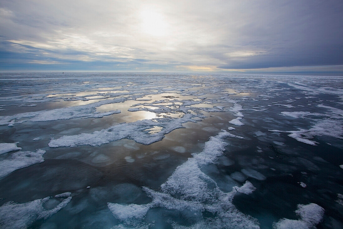 Ice on west coast, Greenland, Denmark