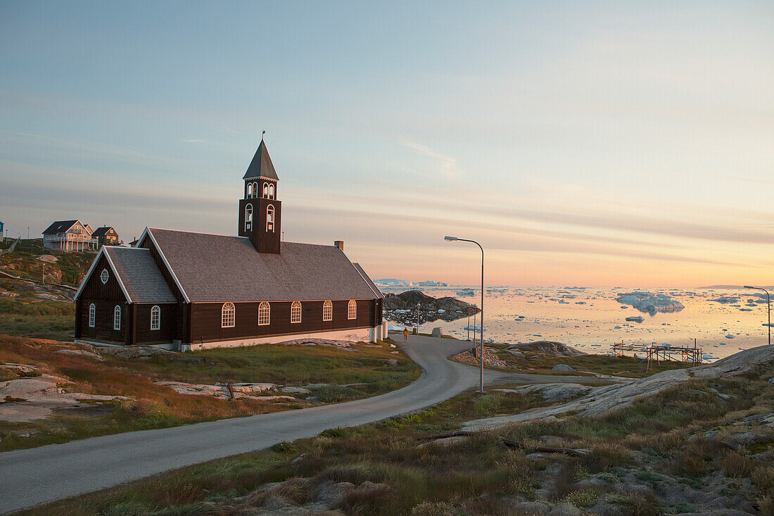 Zion Church built in 1782, Ilulissat (Jakobshavn), Greenland