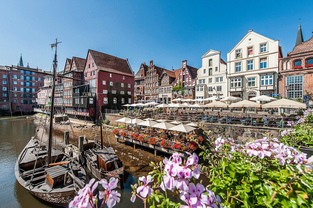 Riverside quarter (Wasserviertel), Lueneburg, Lower Saxony, Germany