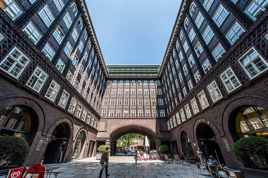 Chilehaus, historical office building, Hamburg, Germany