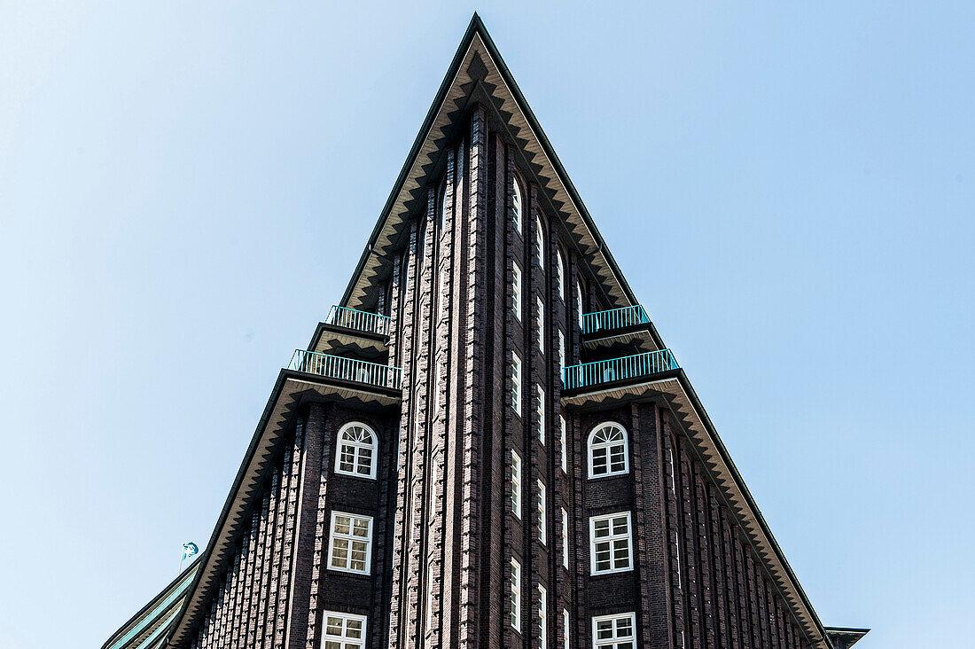 Chilehaus, historical office building, Hamburg, Germany