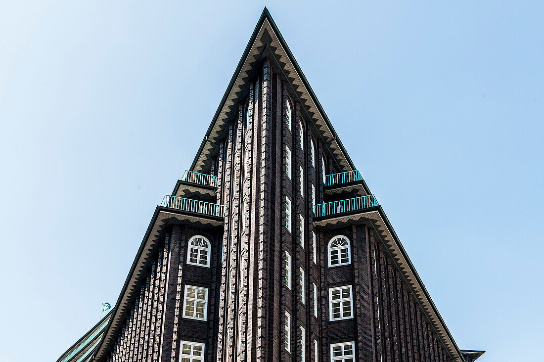 Chilehaus, historisches Kontorhaus, Hamburg, Deutschland