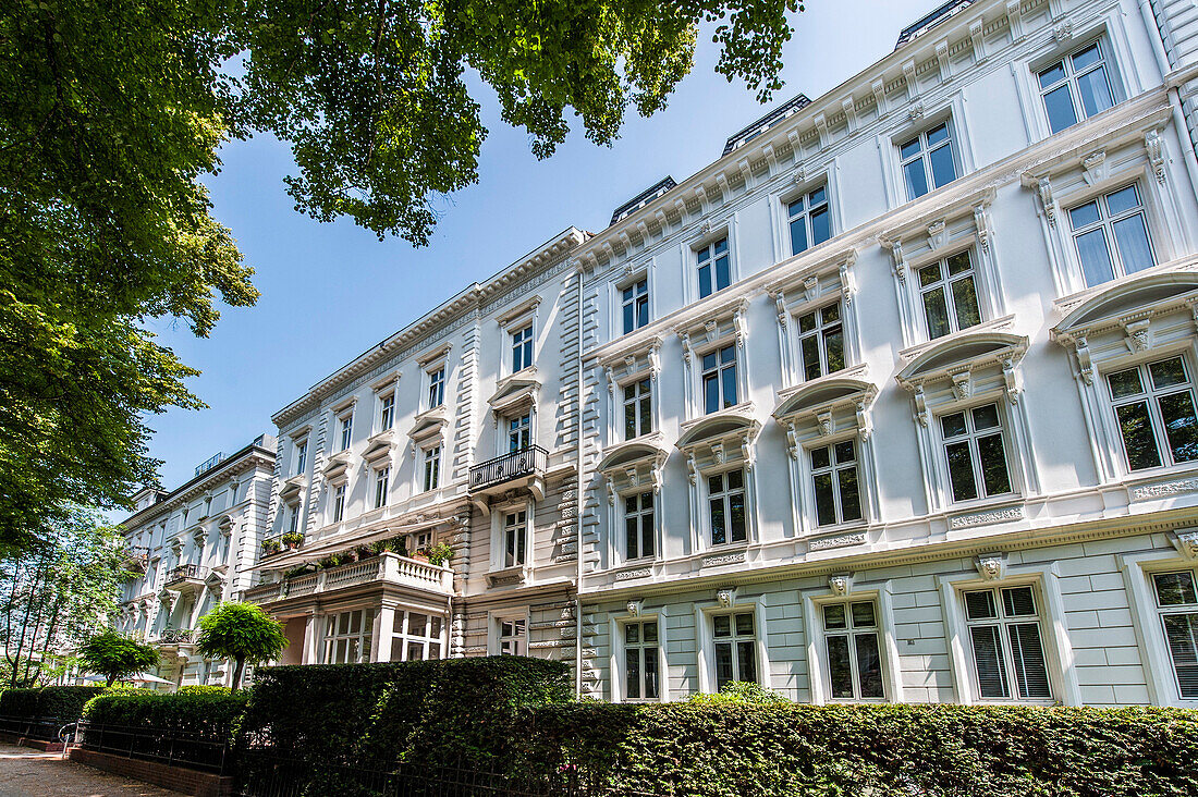 Jugendstilhäuser, Hamburg-Rothenbaum, Deutschland