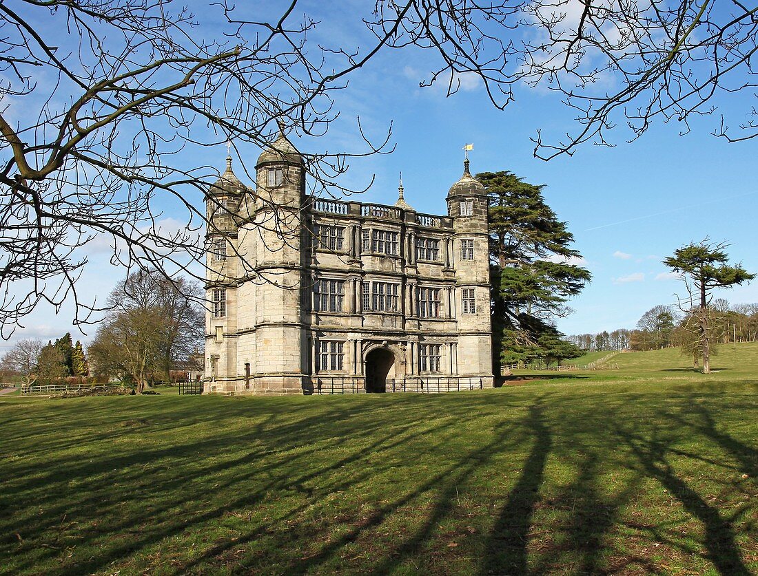 Tixall Gatehouse is a 16th-century gatehouse situated at Tixall, near Stafford, Staffordshire