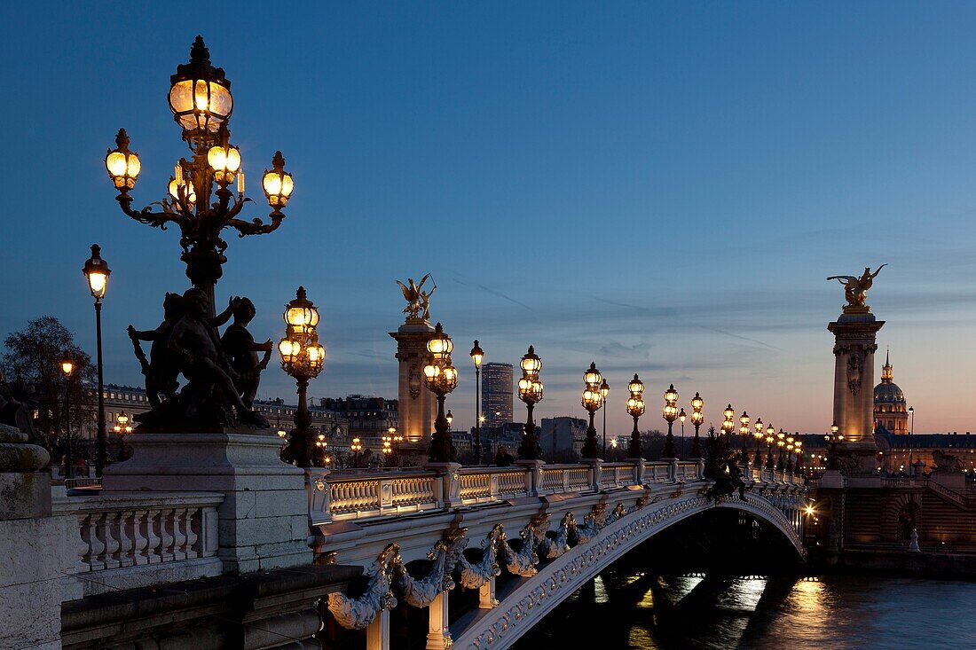Alexander III bridge, Paris, France