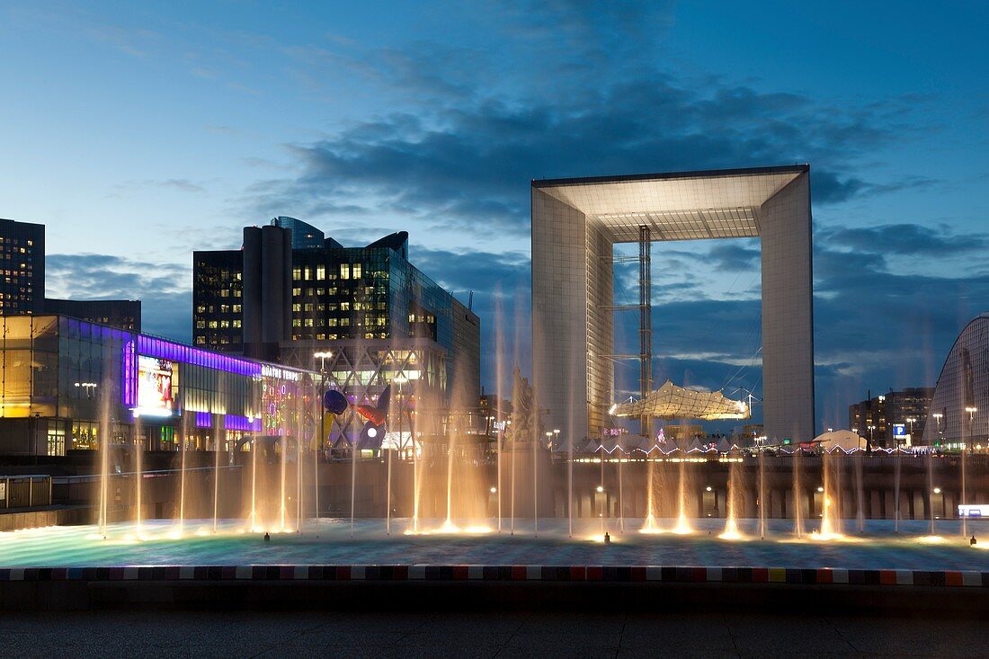 Le grand arche, La defense, Paris, France