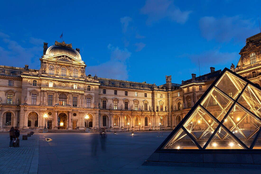 Louvre museum, Paris, Ile de France, France