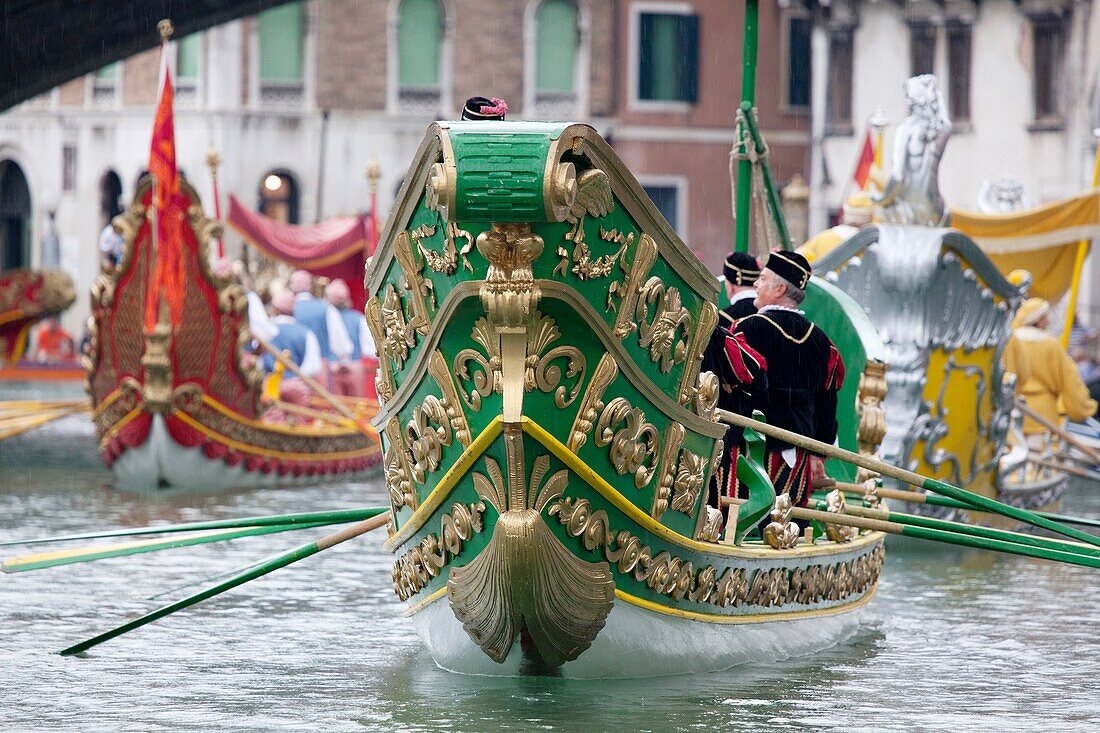 Regata Storica di Venezia, the most important traditional event in Venice, Italy, Europe