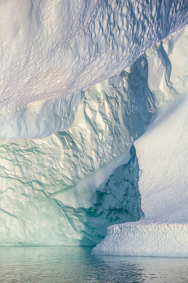 Icebergs, Scoresbysund, Greenland.