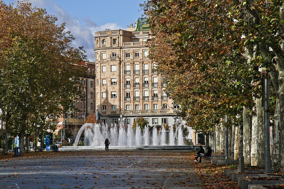 Zorrilla Avenue, Valladolid, Castile and León, Spain