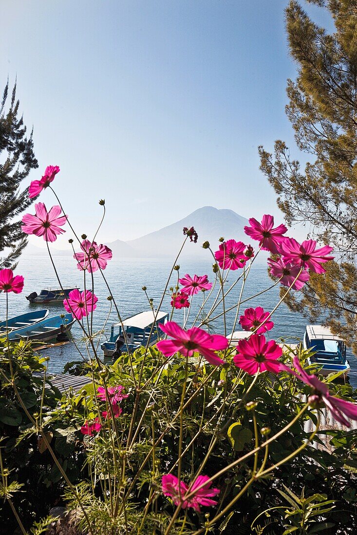 from santa cruz la laguna in lago atitlan. guatemala