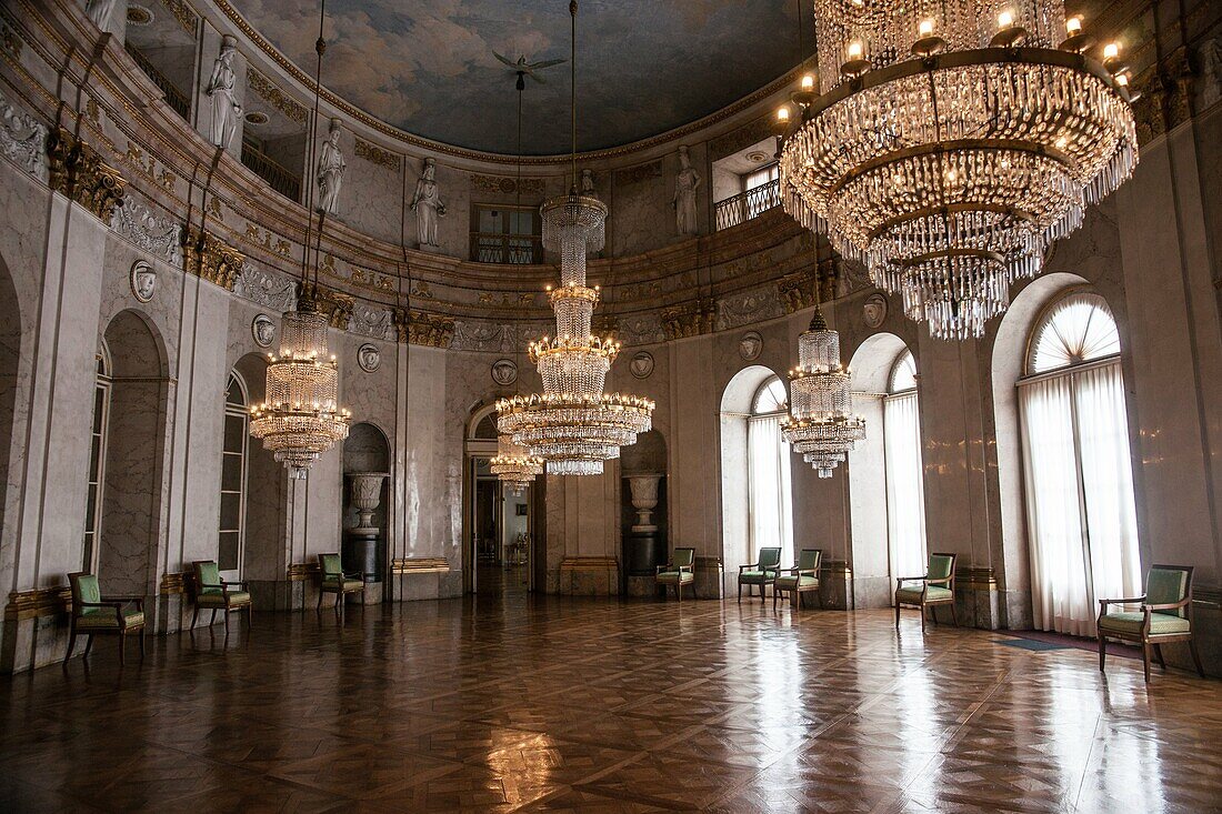 the ballroom at Ludwigsburg Palace, Ludwigsburg Germany