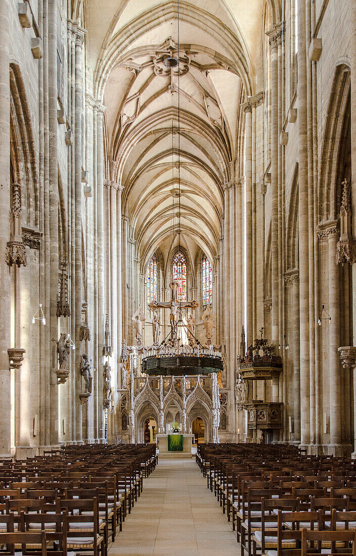 Dom St. Stephanus und St. Sixtus, Halberstadt, Sachsen-Anhalt, Deutschland, Europa