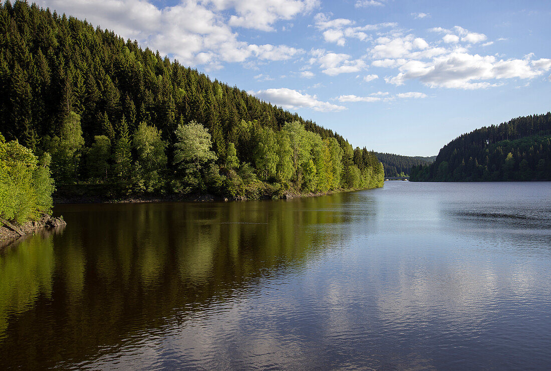 Oker reservoir, Harz, Lower-Saxony, Germany, Europe