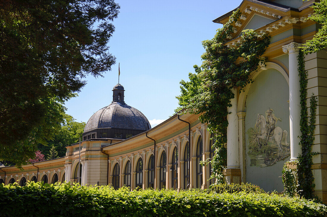 Pump room, Bad Harzburg, Harz, Lower-Saxony, Germany, Europe