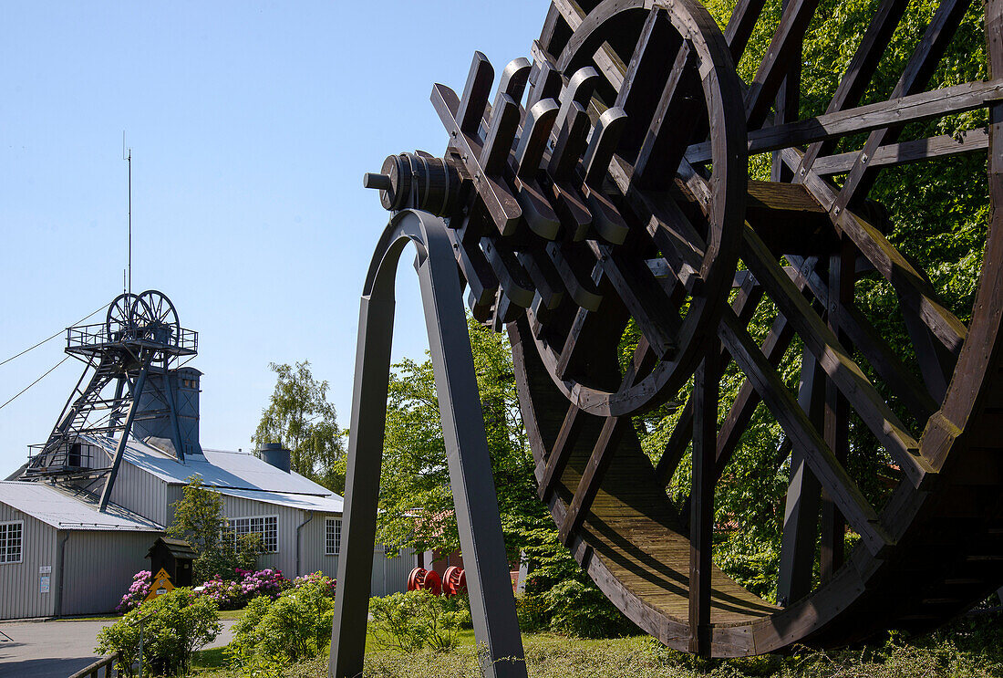 Kaiser-Wilhelm-Schacht (Clausthal), Clausthal-Zellerfeld, Harz, Niedersachsen, Deutschland, Europa