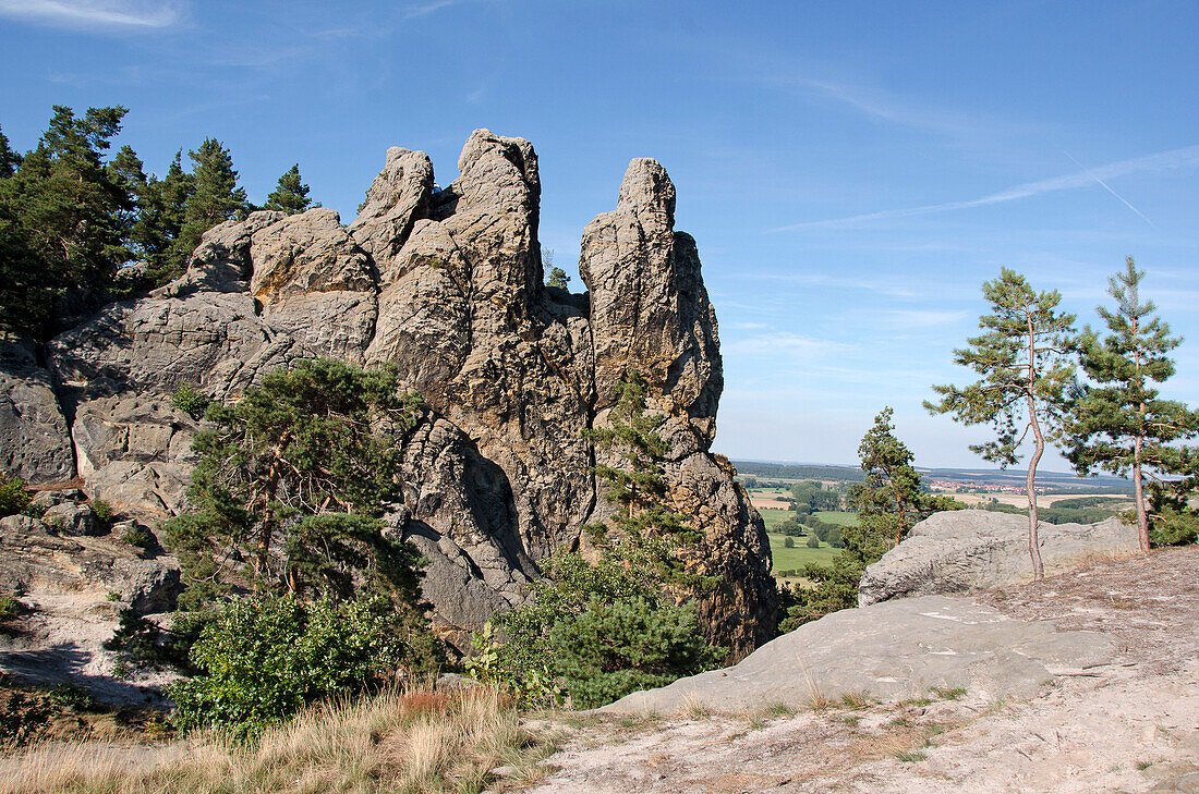 Teufelsmauer, Timmenrode, Harz, Saxony-Anhalt, Germany, Europe