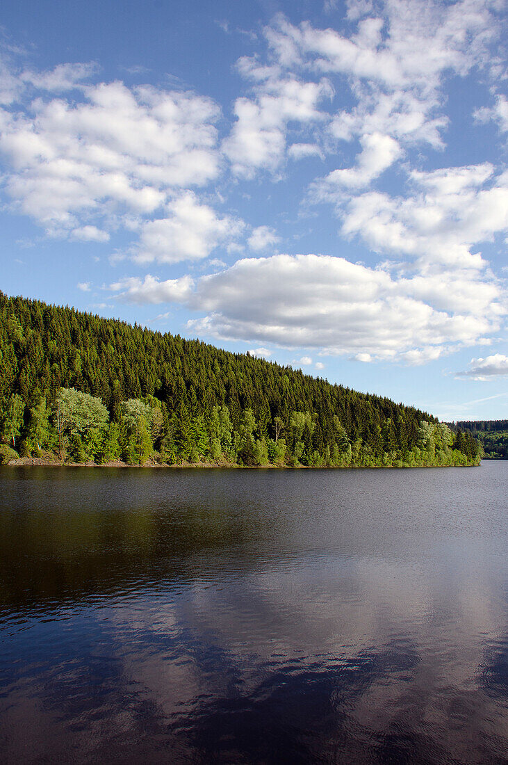 Oker reservoir, Harz, Lower-Saxony, Germany, Europe