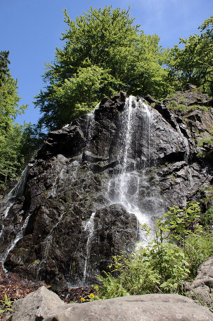 Radau waterfall, Harz, Lower-Saxony, Germany, Europe