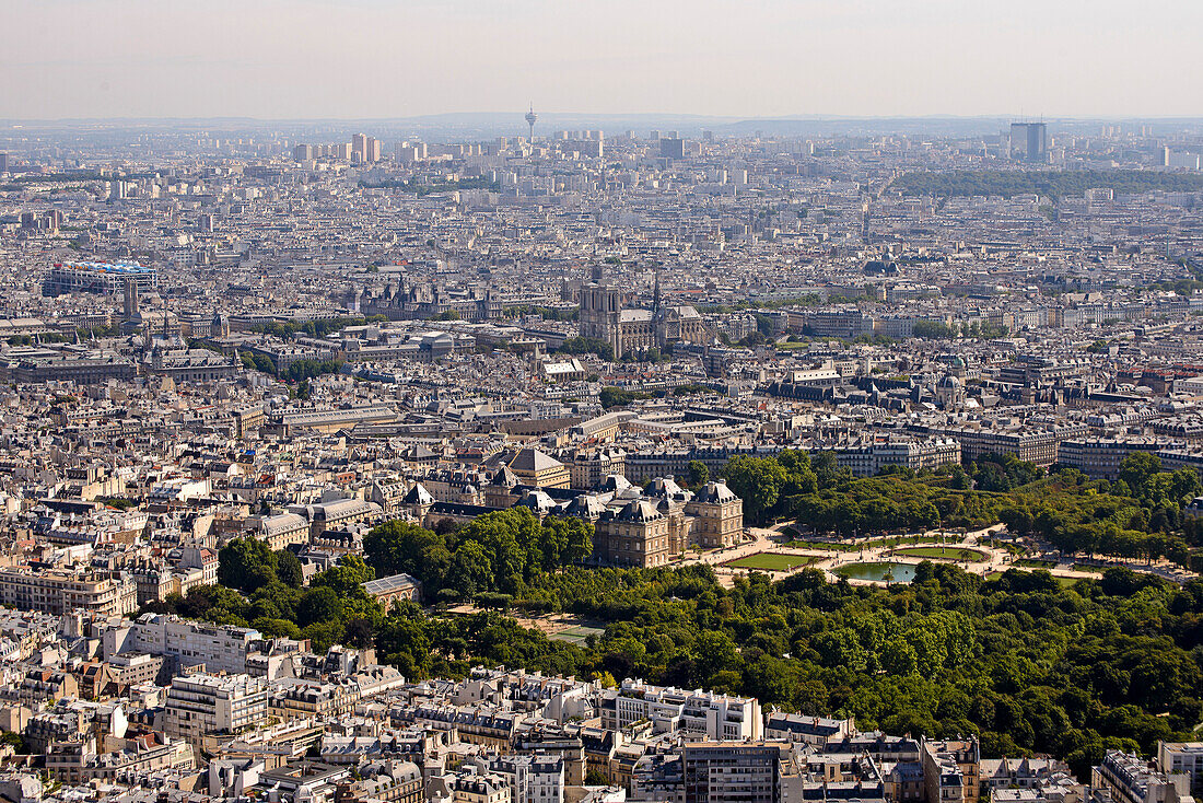 Blick vom Tour Montparnasse, Paris, Frankreich, Europa