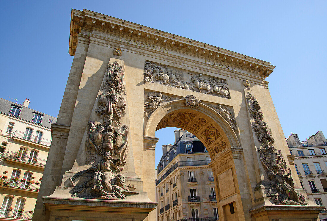 Porte Saint-Denis, Paris, Frankreich, Europa