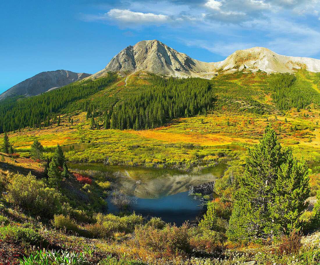 Pond and Green Mountain, Green Mountain National Forest, Colorado