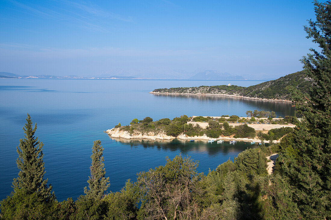 Pristine coastline, near Frikes, Ithaca, Ionian Islands, Greece