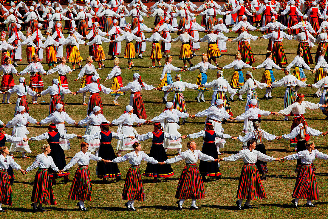 Sänger und Tanzfestival, Tallinn, Estland, Baltikum