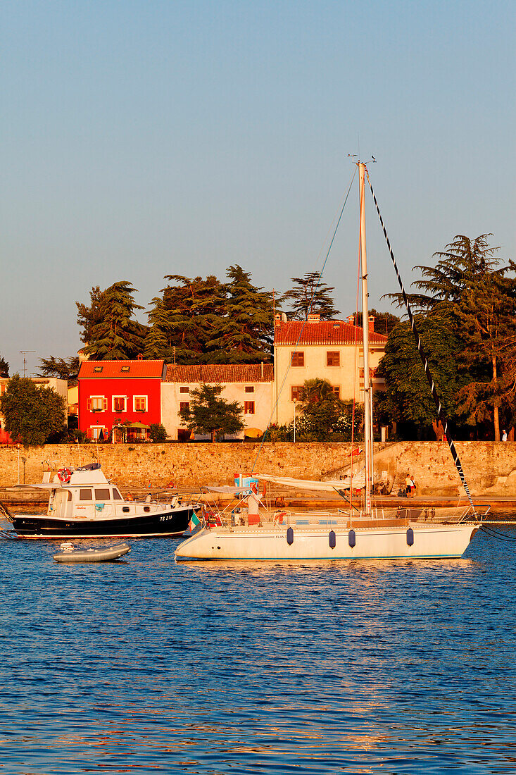 Boats in the harbour, Novigrad, Istria, Croatia