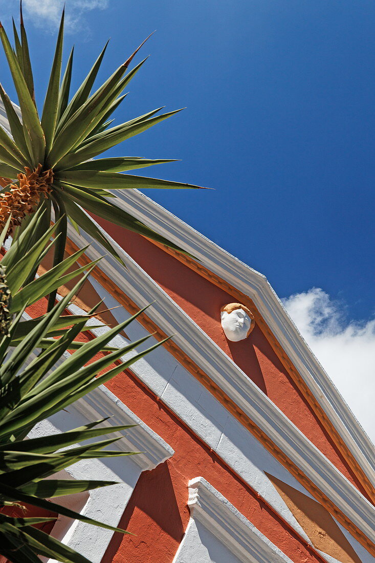 typical neo-classical house in Symi Town, Symi, Dodecanese, South Aegean, Greece