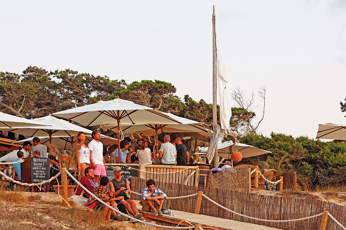 Beach Club, Can Blaiet, Formentera, Balearic Islands, Spain