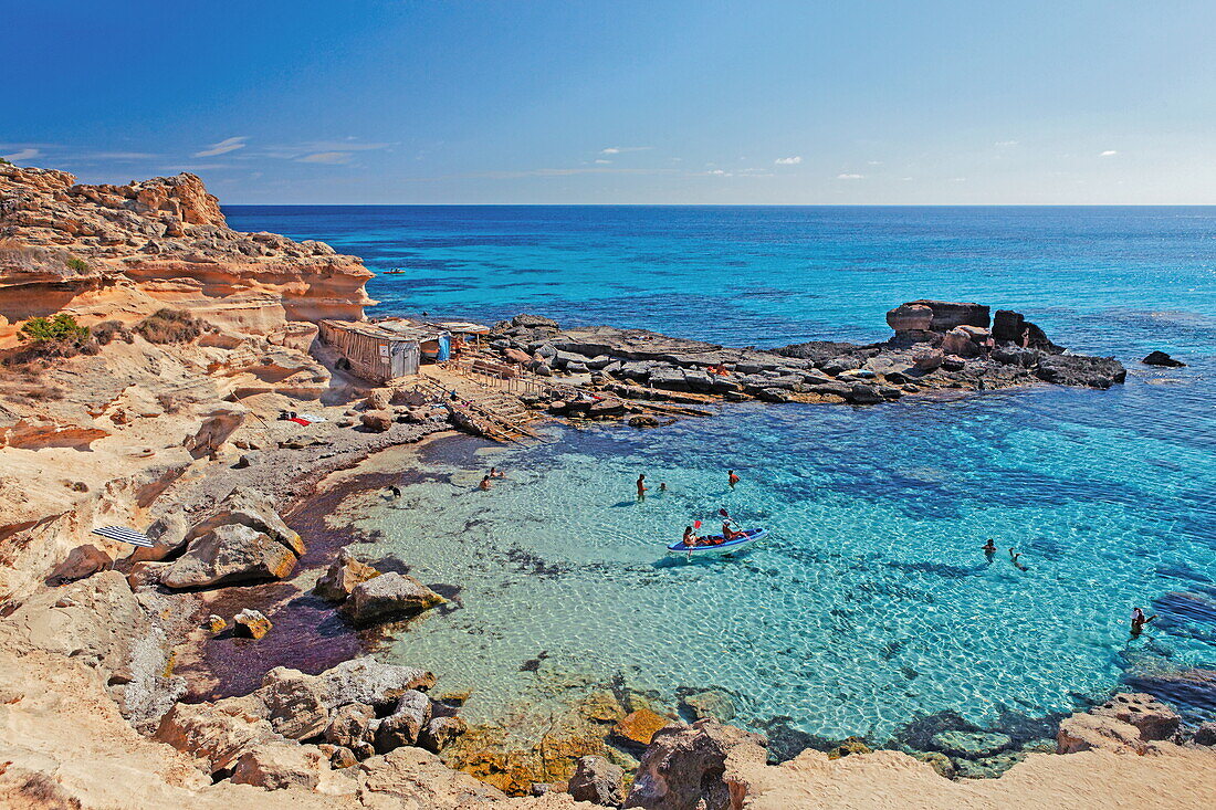 Calo des Mort, Formentera, Balearic Islands, Spain