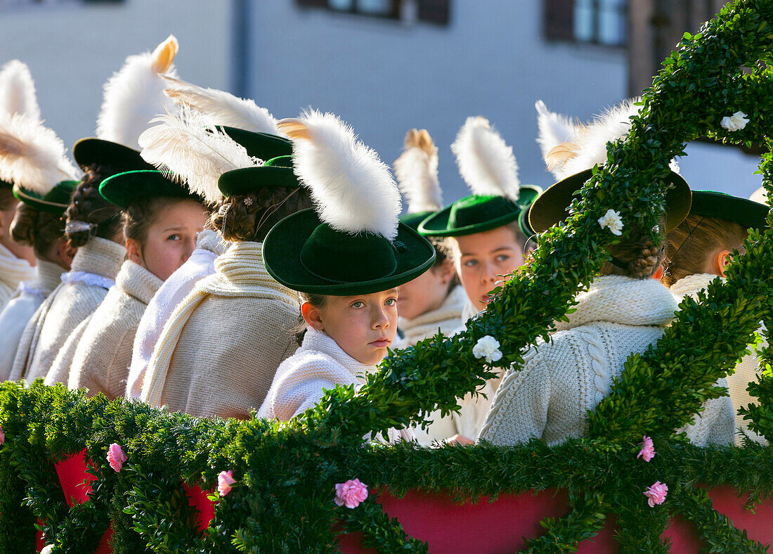 Leonhardiritt in Benediktbeuern, Landkreis Bad Tölz, Wolfratshausen, Oberbayern, Bayern, Deutschland