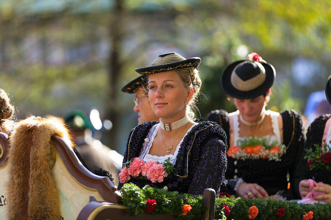 Procession in honour of St. Leonard in Benediktbeuern, Bad Toelz, Wolfratshausen, Upper Bavaria, Bavaria, Germany
