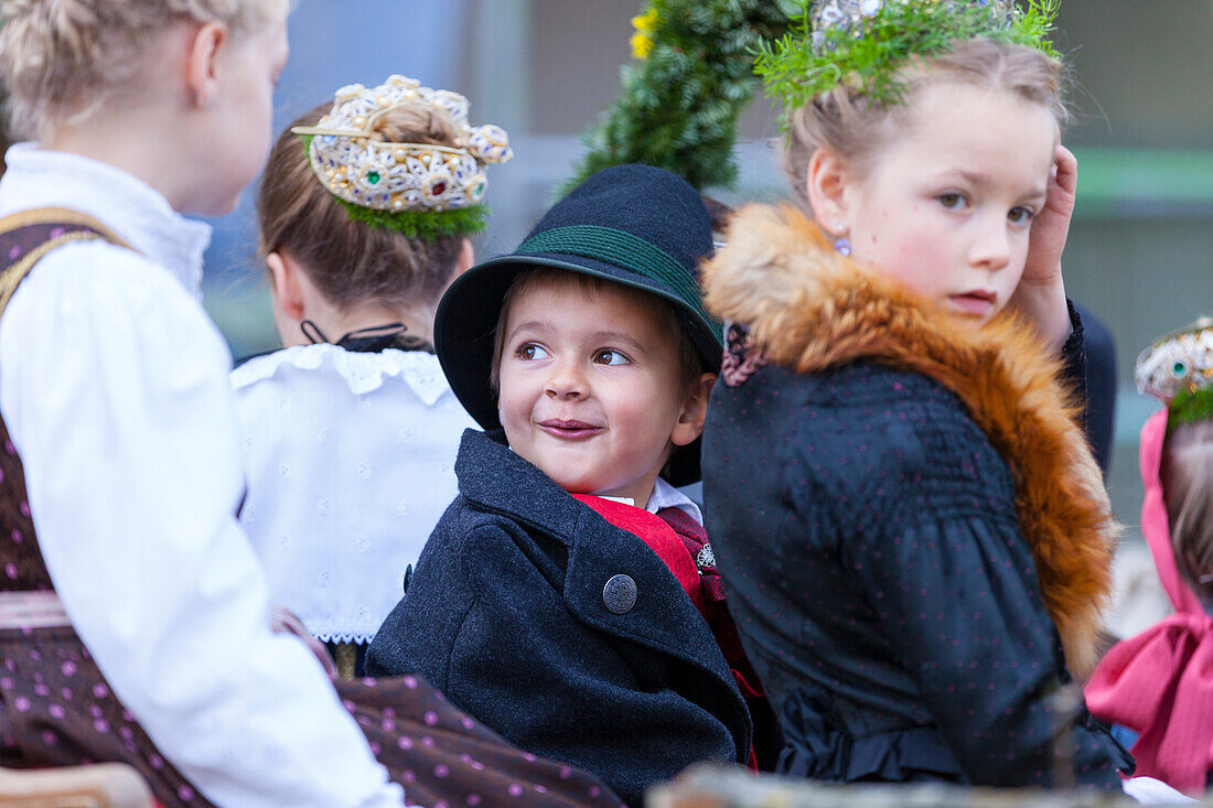 Procession in honour of St. Leonard, Benediktbeuern, Bad Toelz, Wolfratshausen, Upper Bavaria, Bavaria, Germany