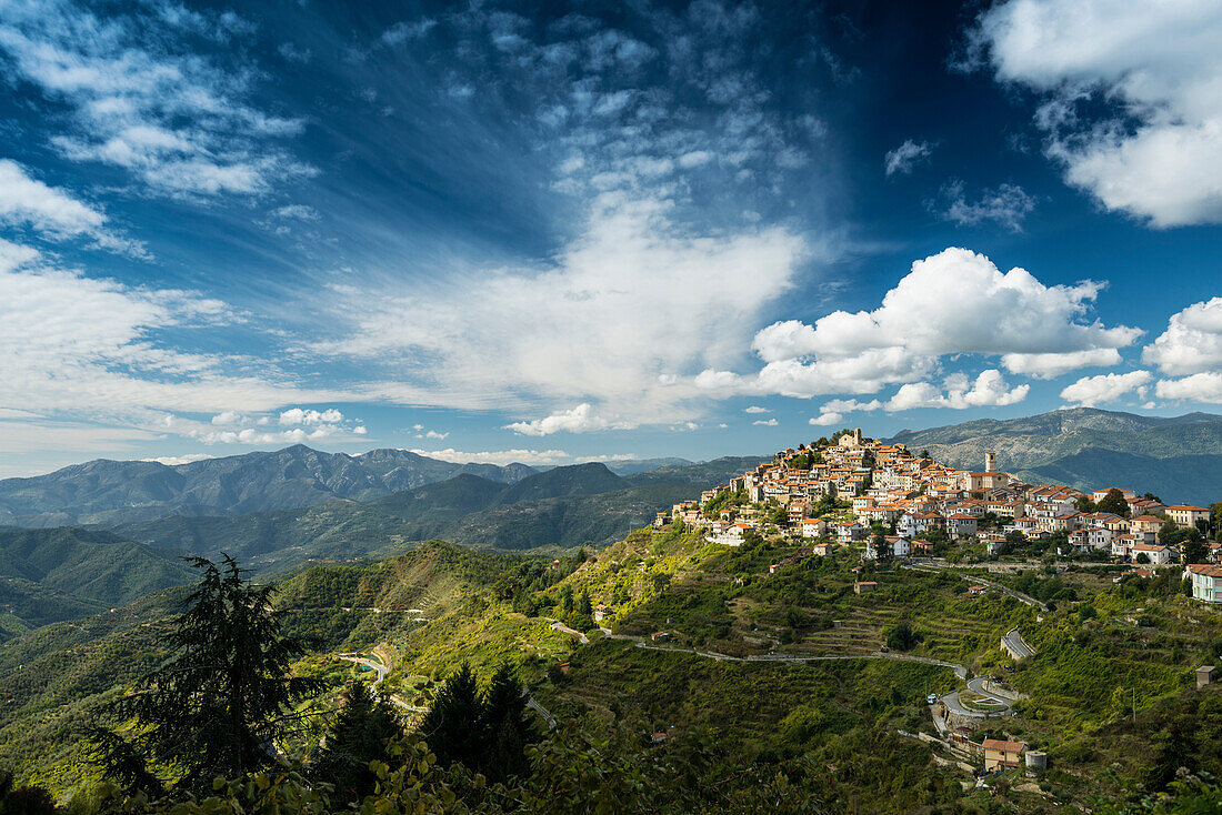 Bajardo, province of Imperia, Italian Riviera, Liguria, Italy