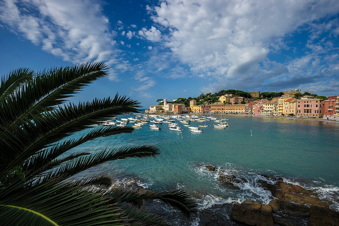 Baia del Silencio, Sestri Levante, Provinz Genua, Riviera di Levante, Ligurien, Italien