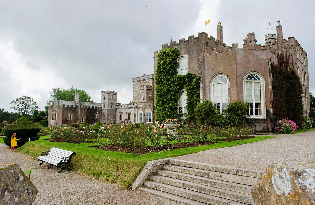 Powderham Castle, Devon, South West England, England, Großbritannien