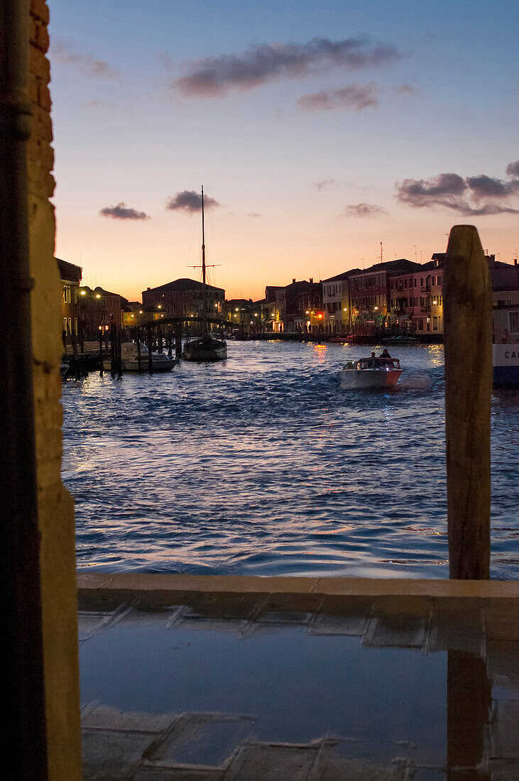 Murano am Abend, Venedig, Venetien, Italien
