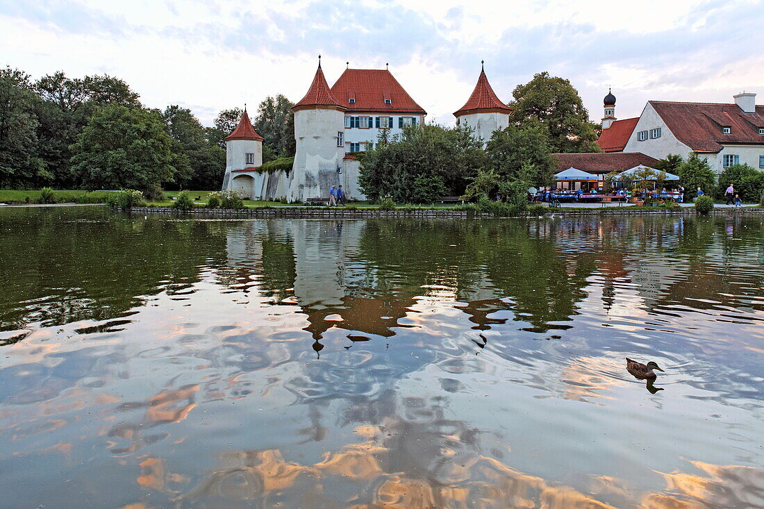 Schloß Blutenburg, Obermenzing, München, Oberbayern, Bayern, Deutschland