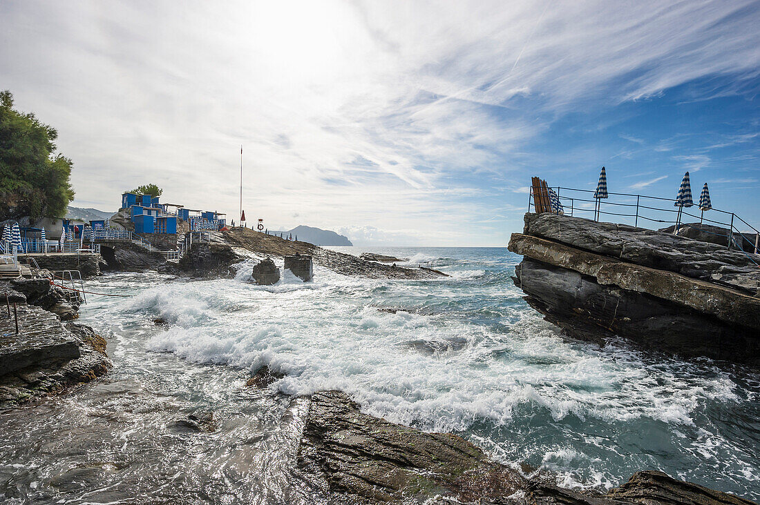 Bagni Scogliera, Nervi, Genua, Ligurien, Italien